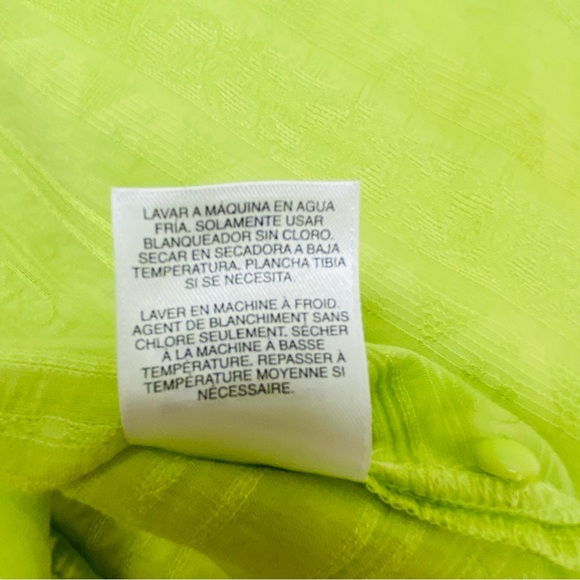 Alfred Dunner Size 14 Green Pullover Blouse 3/4 Sleeves Beads & Lace Mature Top - Picture 14 of 15